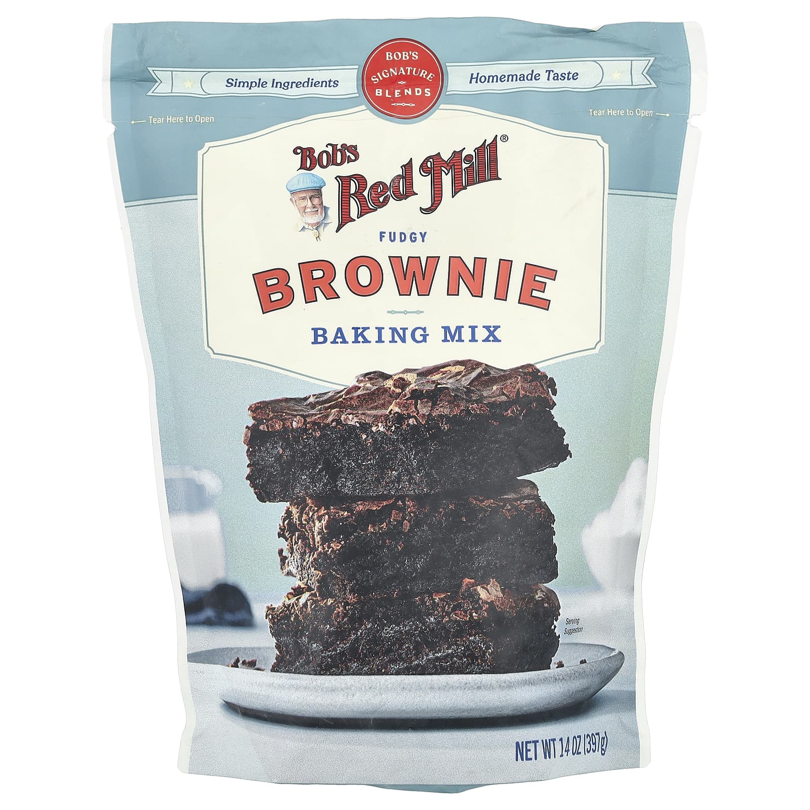 Fudgy Brownie Baking Mix by Bob's Red Mill - Easy, Delicious Results - Image 1