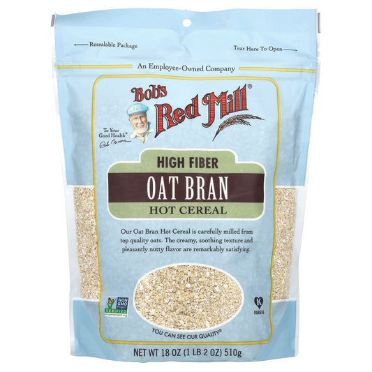 High Fiber Oat Bran Hot Cereal | Bob's Red Mill | 18 oz - Image 1