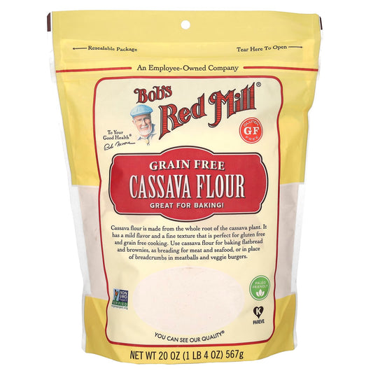 Bob's Red Mill Cassava Flour, 20 oz - Gluten Free & Grain Free - Image 1