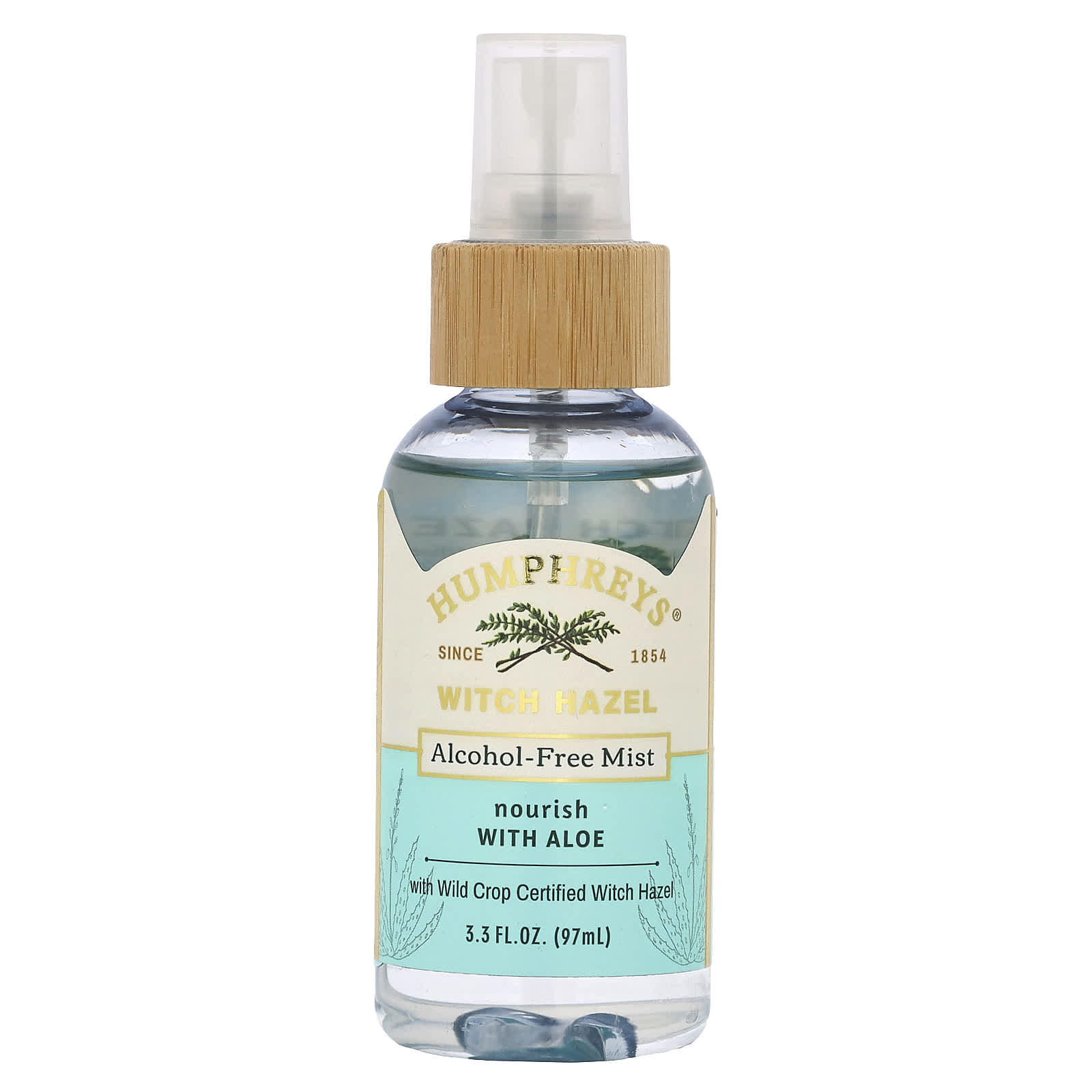 Humphreys Witch Hazel Aloe Mist, 97ml, Non-Alcoholic, Vegan - Image 1