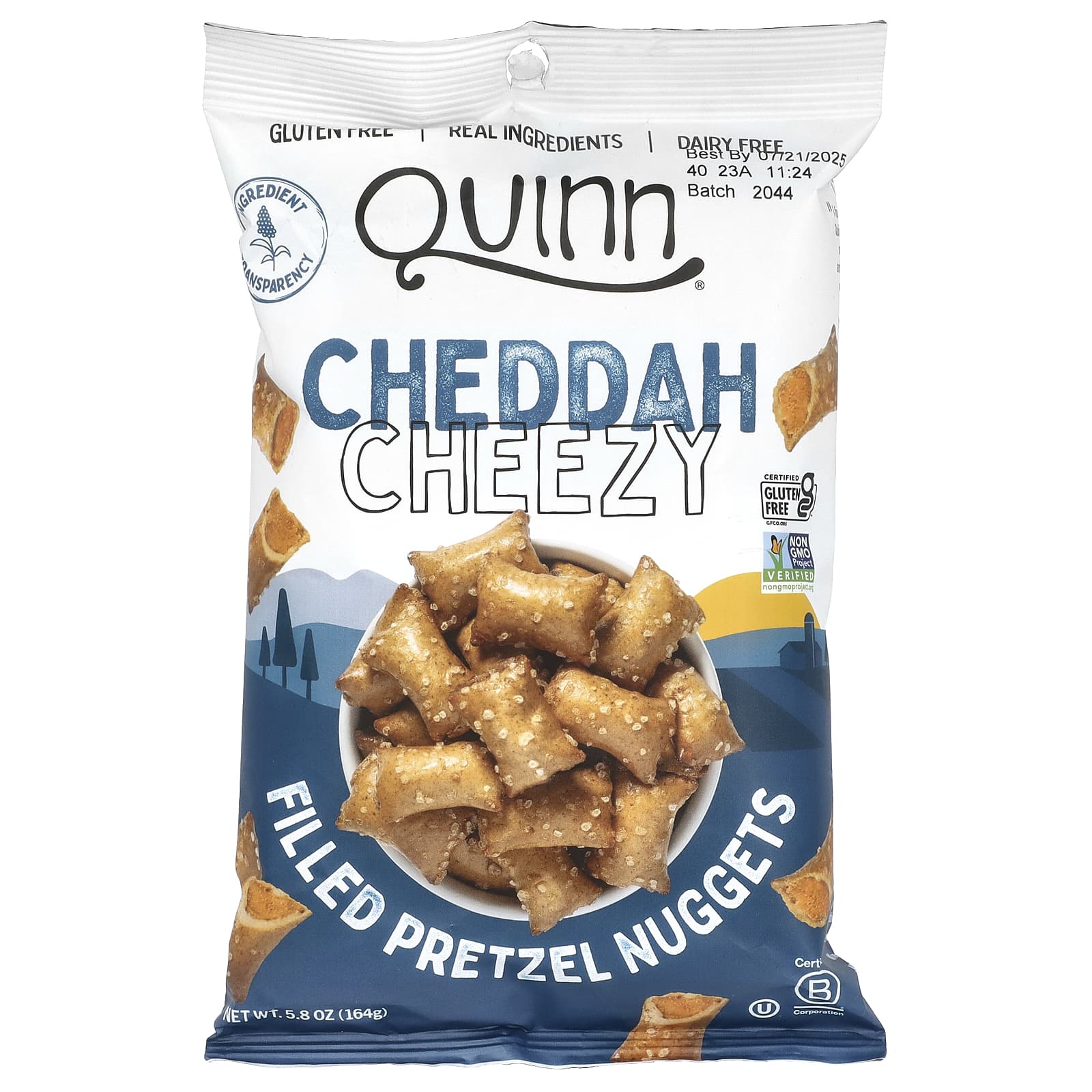 Quinn Snacks, Filled Pretzel Nuggets, Cheddah Cheezy , 5.8 oz (164 g) - Image 1