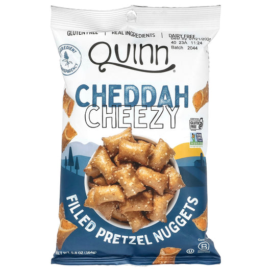Quinn Snacks, Filled Pretzel Nuggets, Cheddah Cheezy , 5.8 oz (164 g) - Image 1