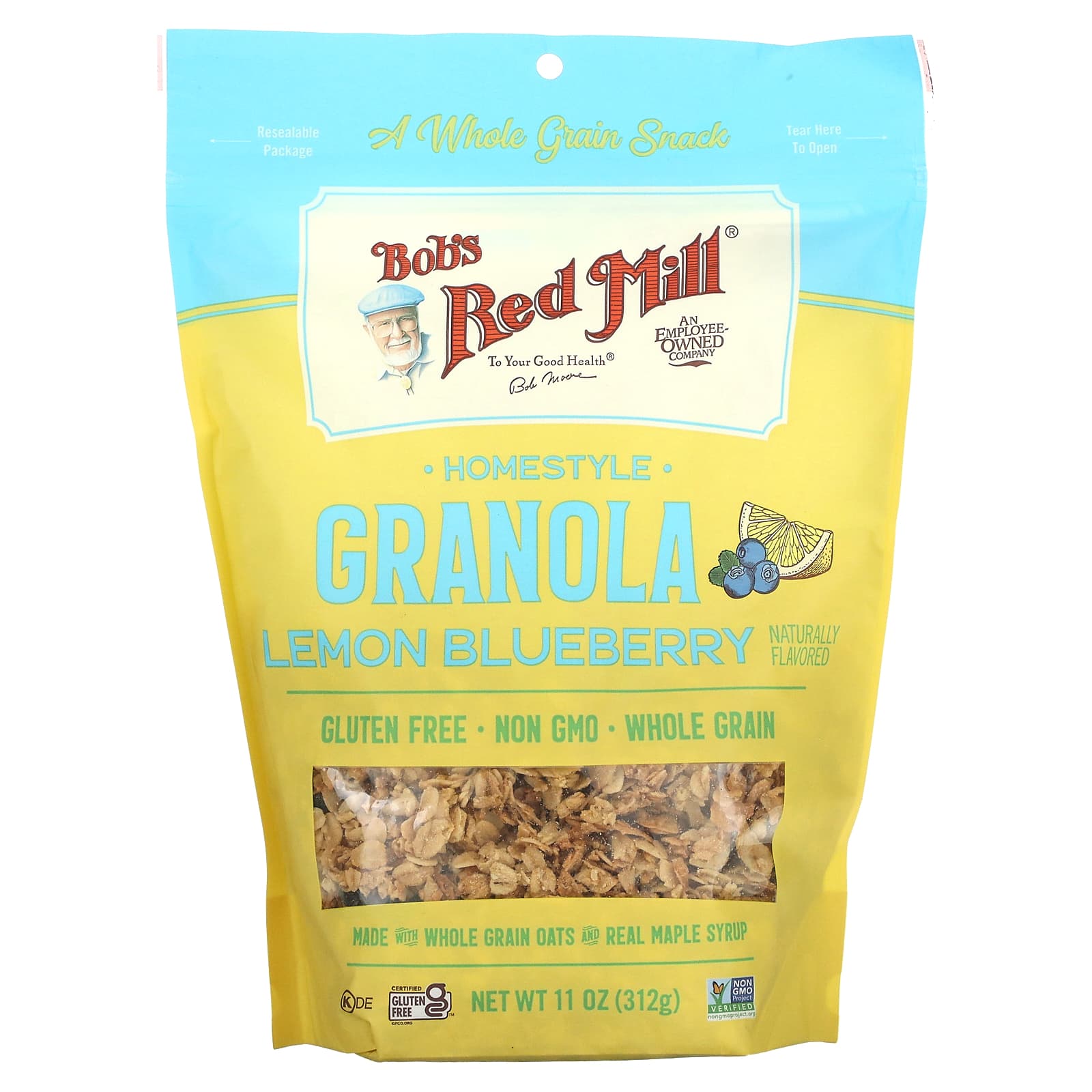 Gluten-Free Homestyle Granola with Lemon Blueberry - Image 1