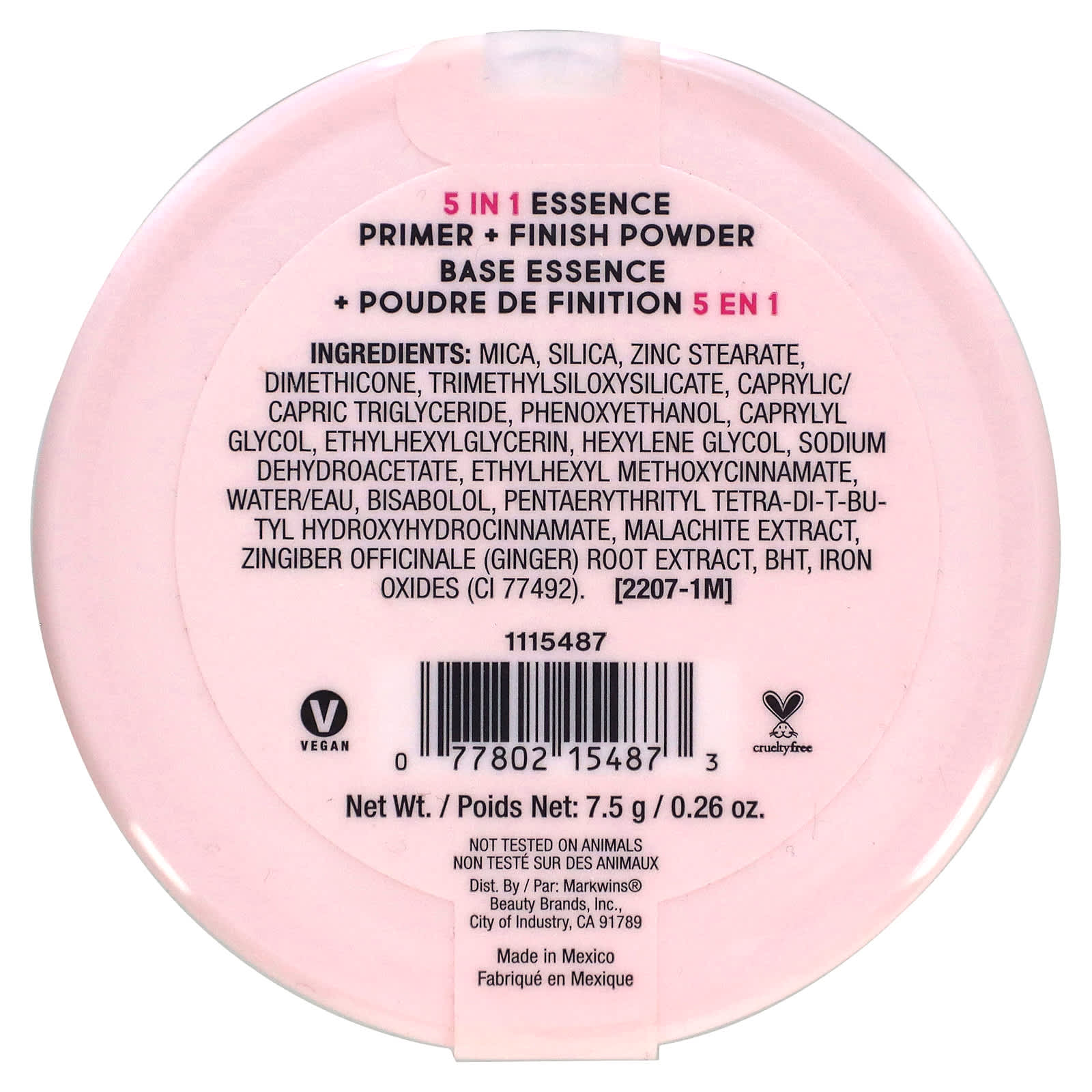 wet n wild, 5 In 1 Essence Primer + Finish Powder, 0.26 oz (7.5 g) - Image 2