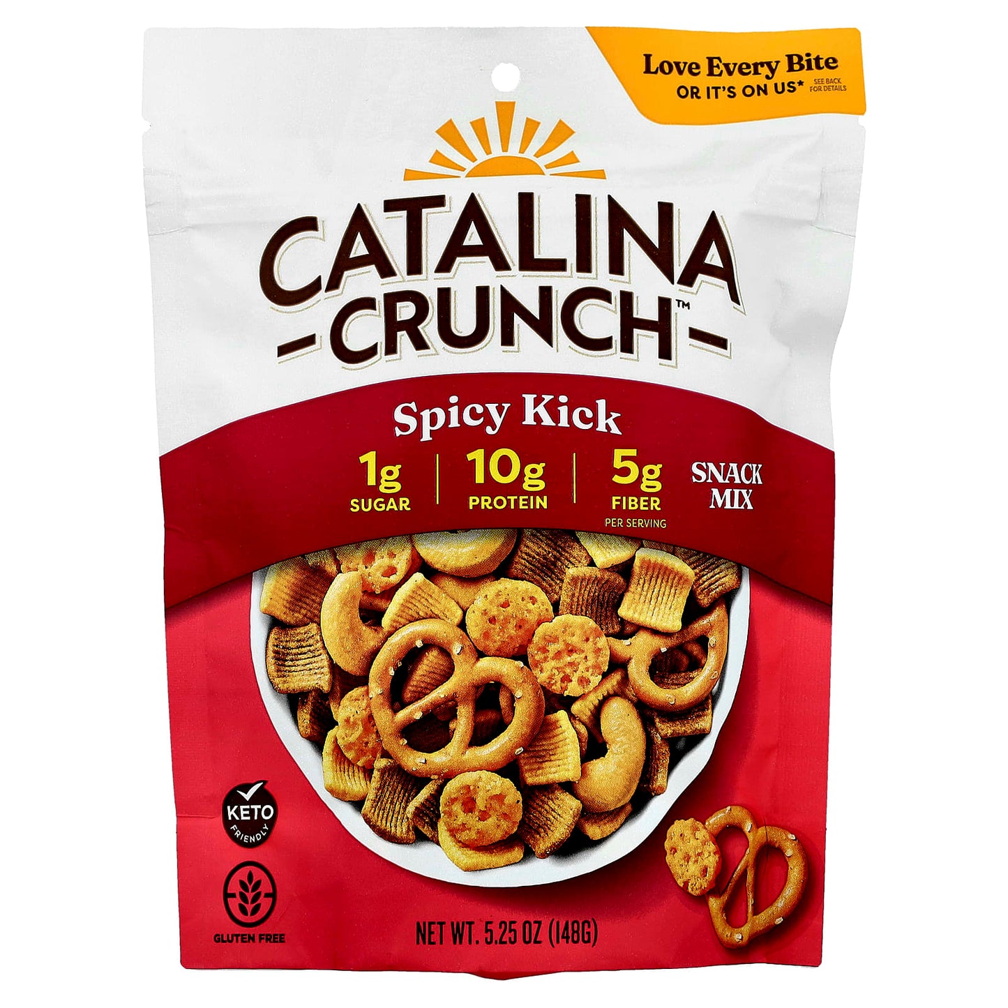 Keto Spicy Snack Mix by Catalina Crunch, Gluten Free, 5.25 oz - Image 1