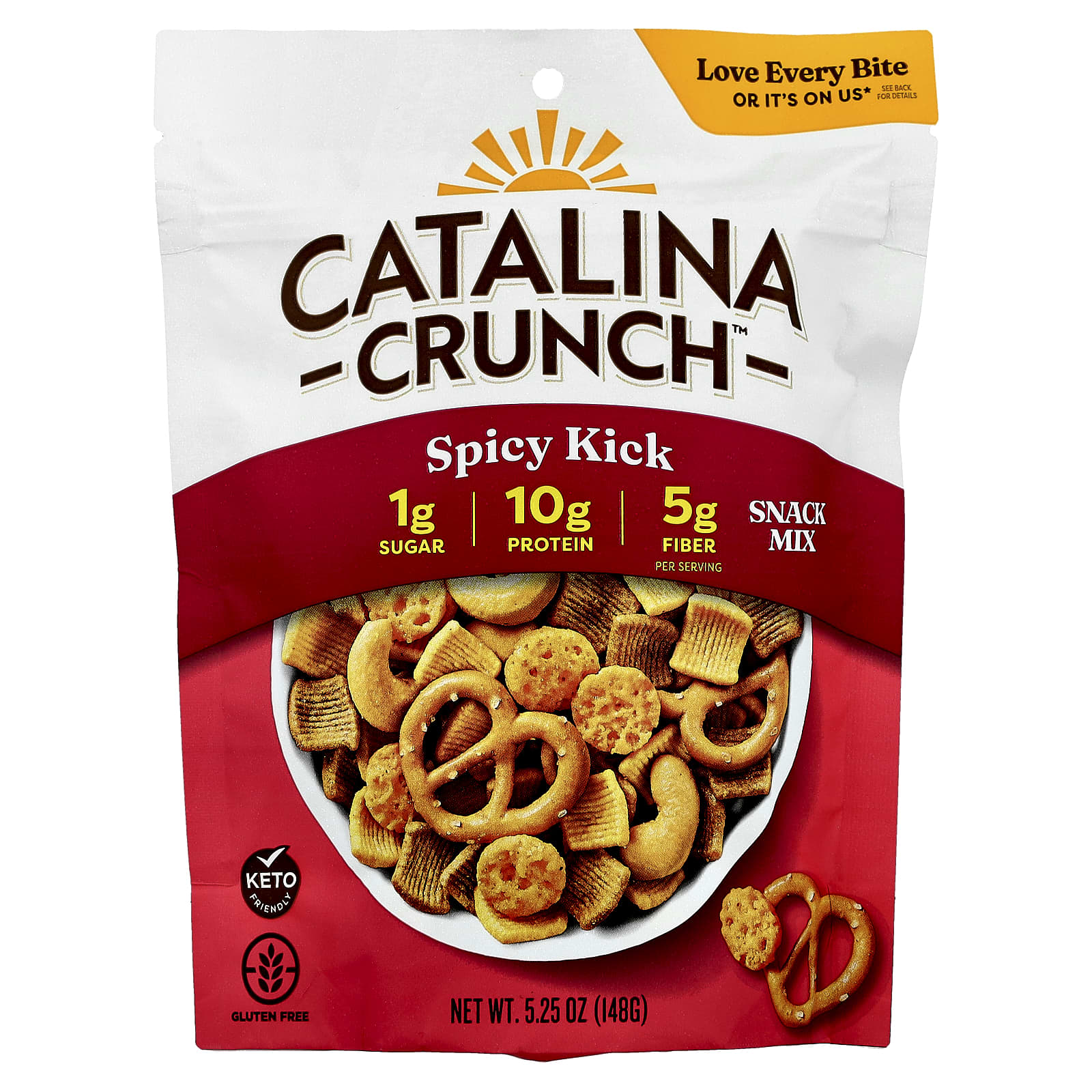 Keto Spicy Snack Mix by Catalina Crunch, Gluten Free, 5.25 oz - Image 1