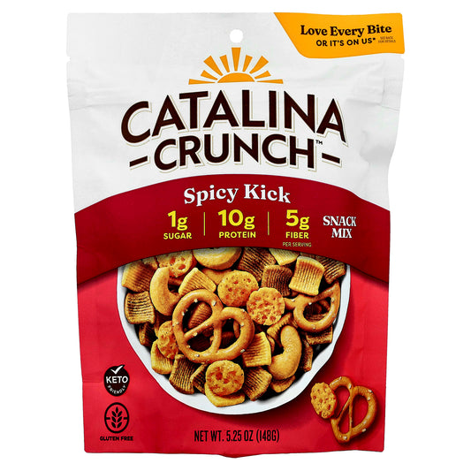 Keto Spicy Snack Mix by Catalina Crunch, Gluten Free, 5.25 oz - Image 1