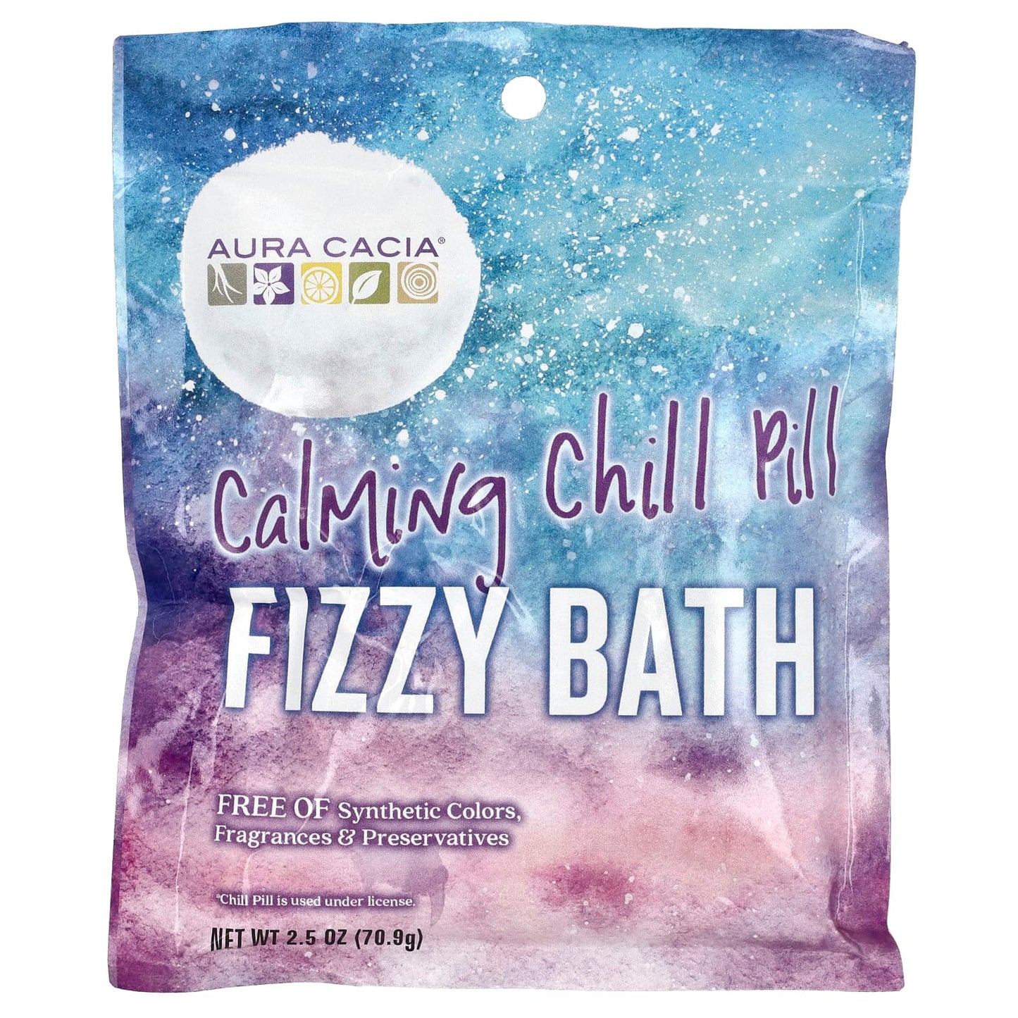 Calming Fizzy Bath by Aura Cacia - Relax & Renew - Image 1