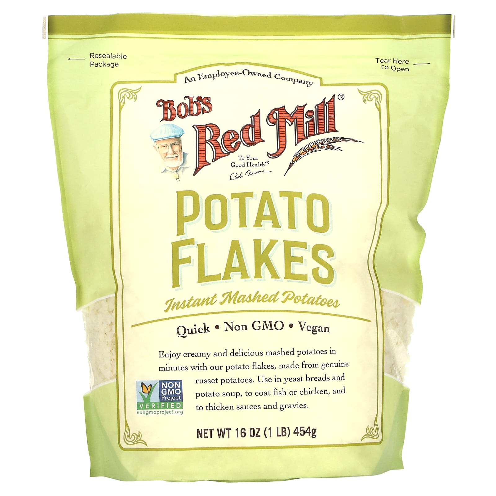 Quick & Delicious Instant Mashed Potatoes by Bob's Red Mill, 16 oz - Image 1