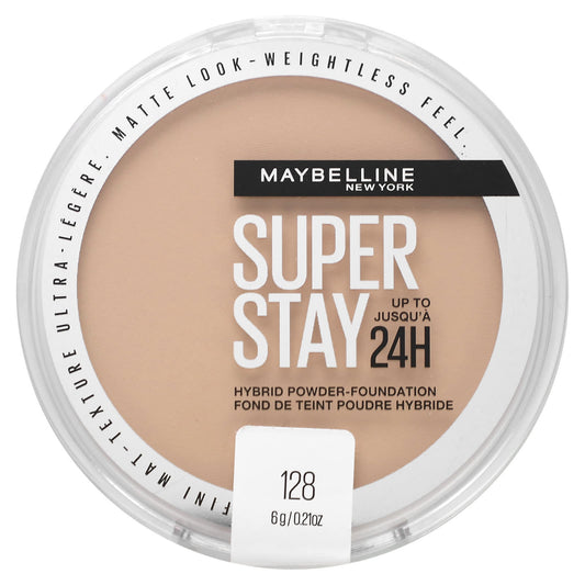 Maybelline, Super Stay, Hybrid Powder-Foundation, 128, 0.21 oz (6 g) - Image 1