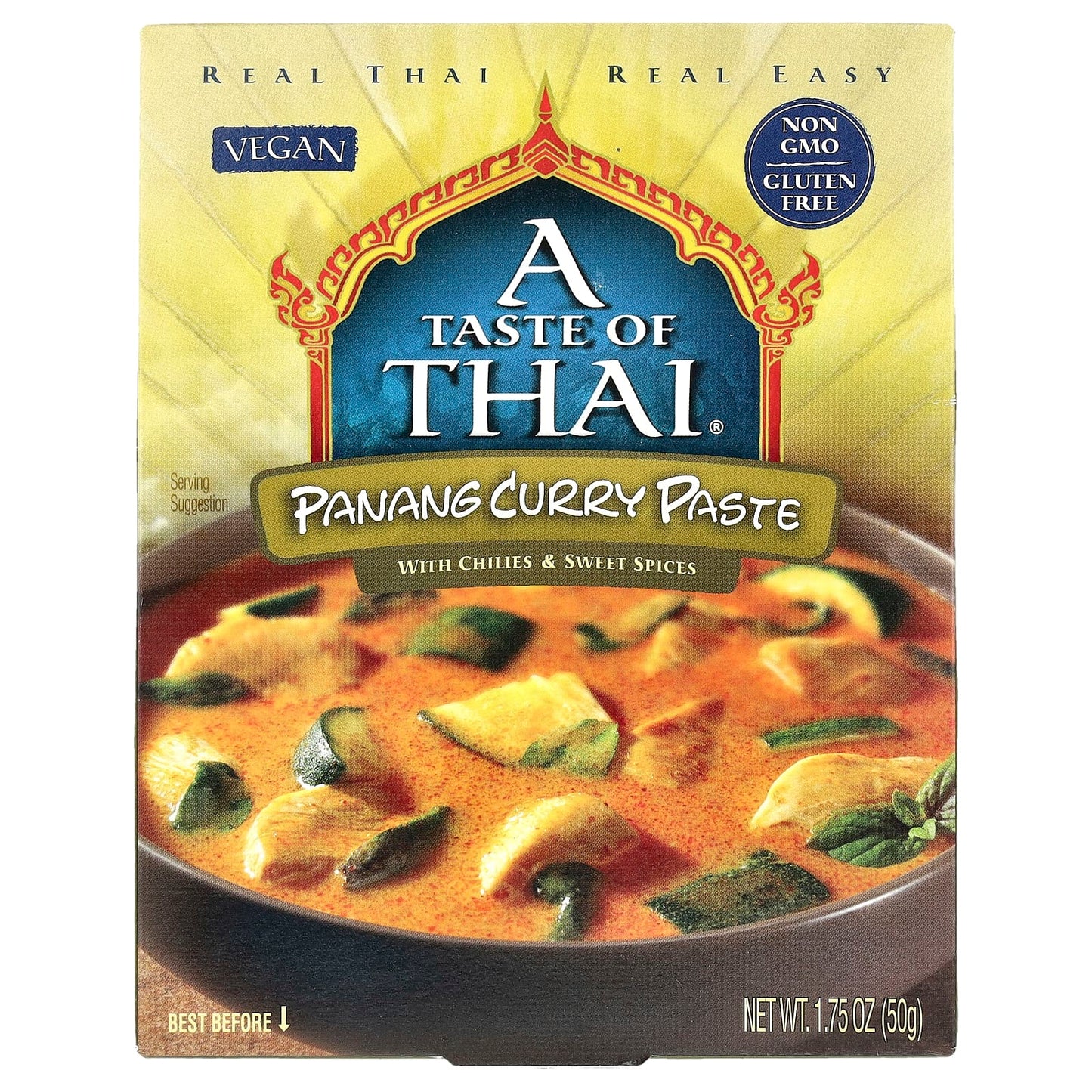 Authentic Thai Panang Curry Paste, 1.75 oz (50g) by A Taste of Thai - Image 1