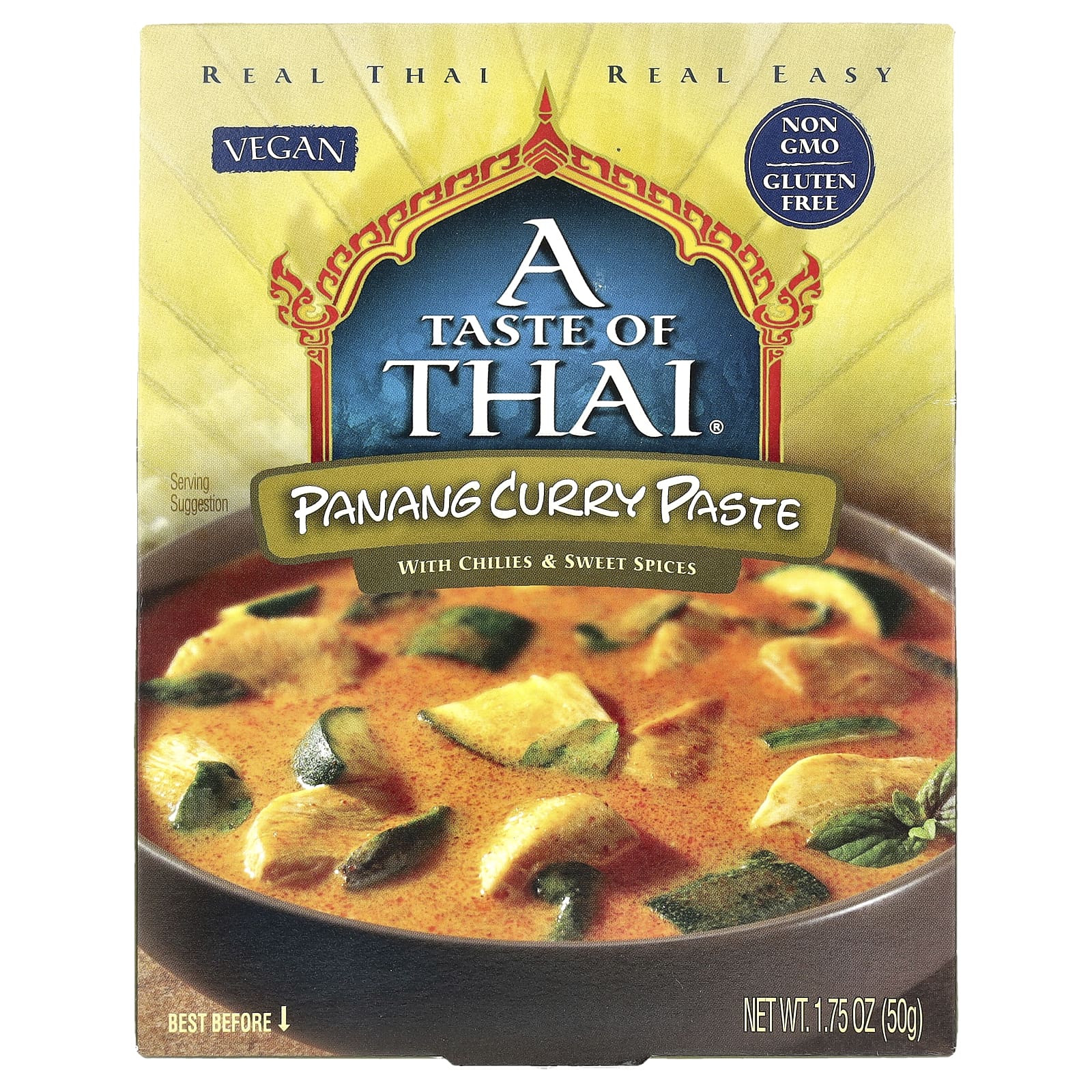 Authentic Thai Panang Curry Paste, 1.75 oz (50g) by A Taste of Thai - Image 1