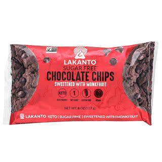 Sugar-Free Chocolate Chips by Lakanto, Keto Friendly, 8 oz