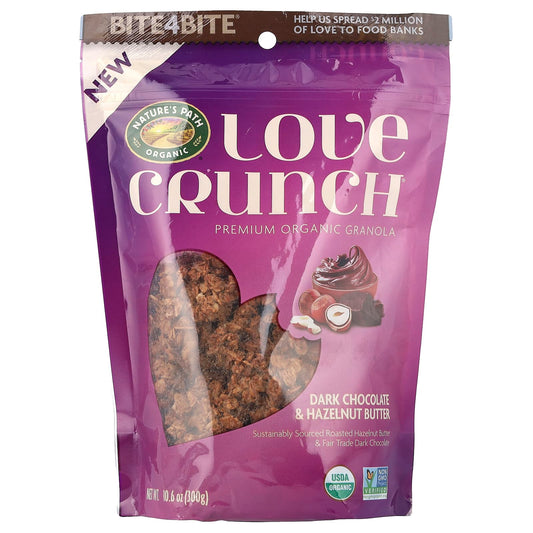 Nature's Path, Love Crunch®, Premium Organic Granola, Dark Chocolate & Hazelnut Butter, 10.6 oz (300 g) - Image 1