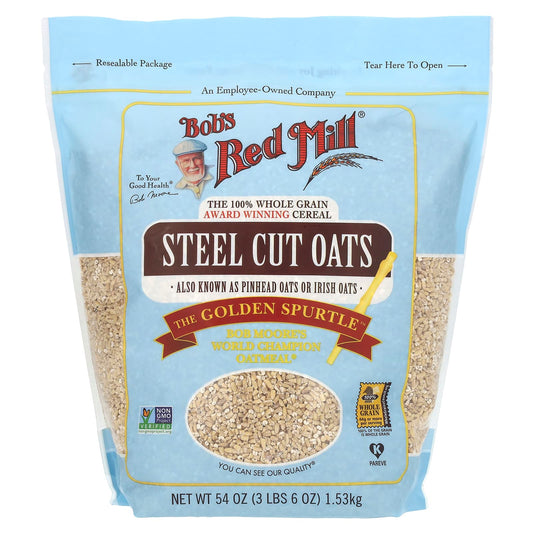 Bob's Red Mill Steel Cut Oats - Whole Grain, Non-GMO, 1.53 kg - Image 1