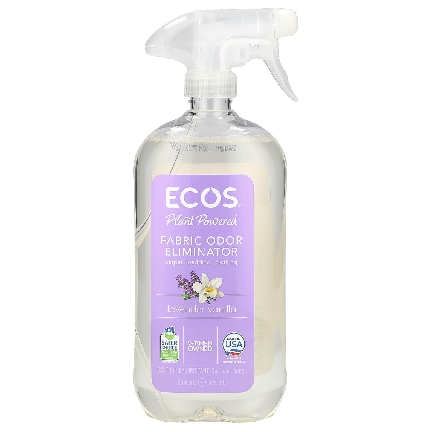 Lavender Vanilla Odor Eliminator for Fabrics, 20 fl oz (591 ml) - Image 1