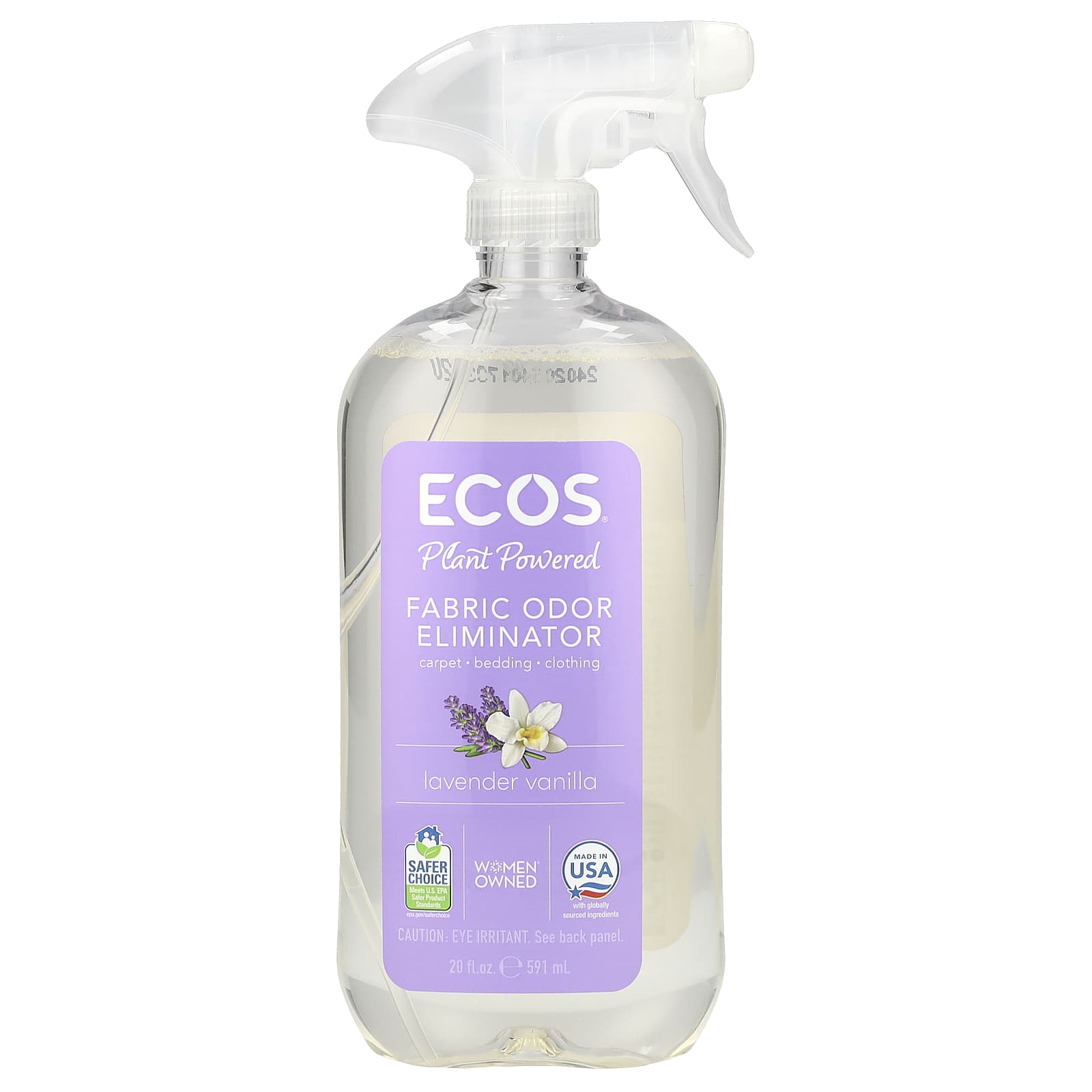 Lavender Vanilla Odor Eliminator for Fabrics, 20 fl oz (591 ml) - Image 1