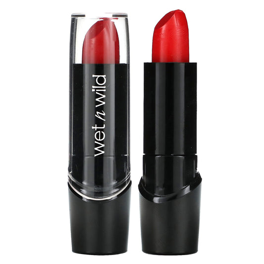 wet n wild, Silk Finish Lipstick, 540A Hot Red, 0.13 oz (3.6 g) - Image 1