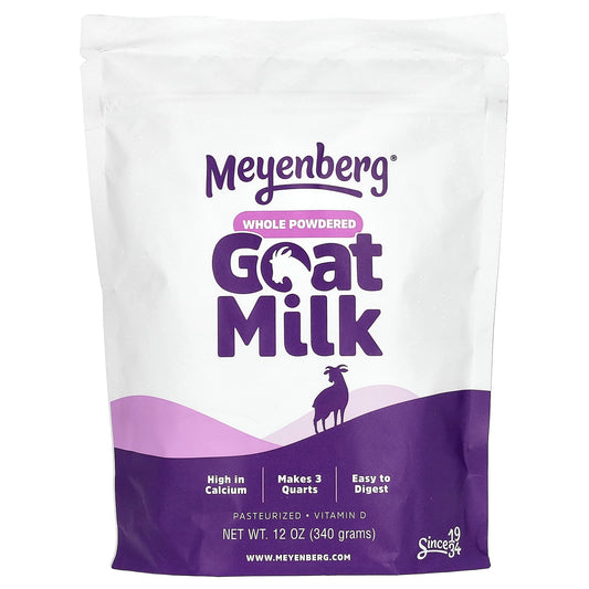 Meyenberg Goat Milk, Whole Powdered Goat Milk, 12 oz (340 g) - Image 1