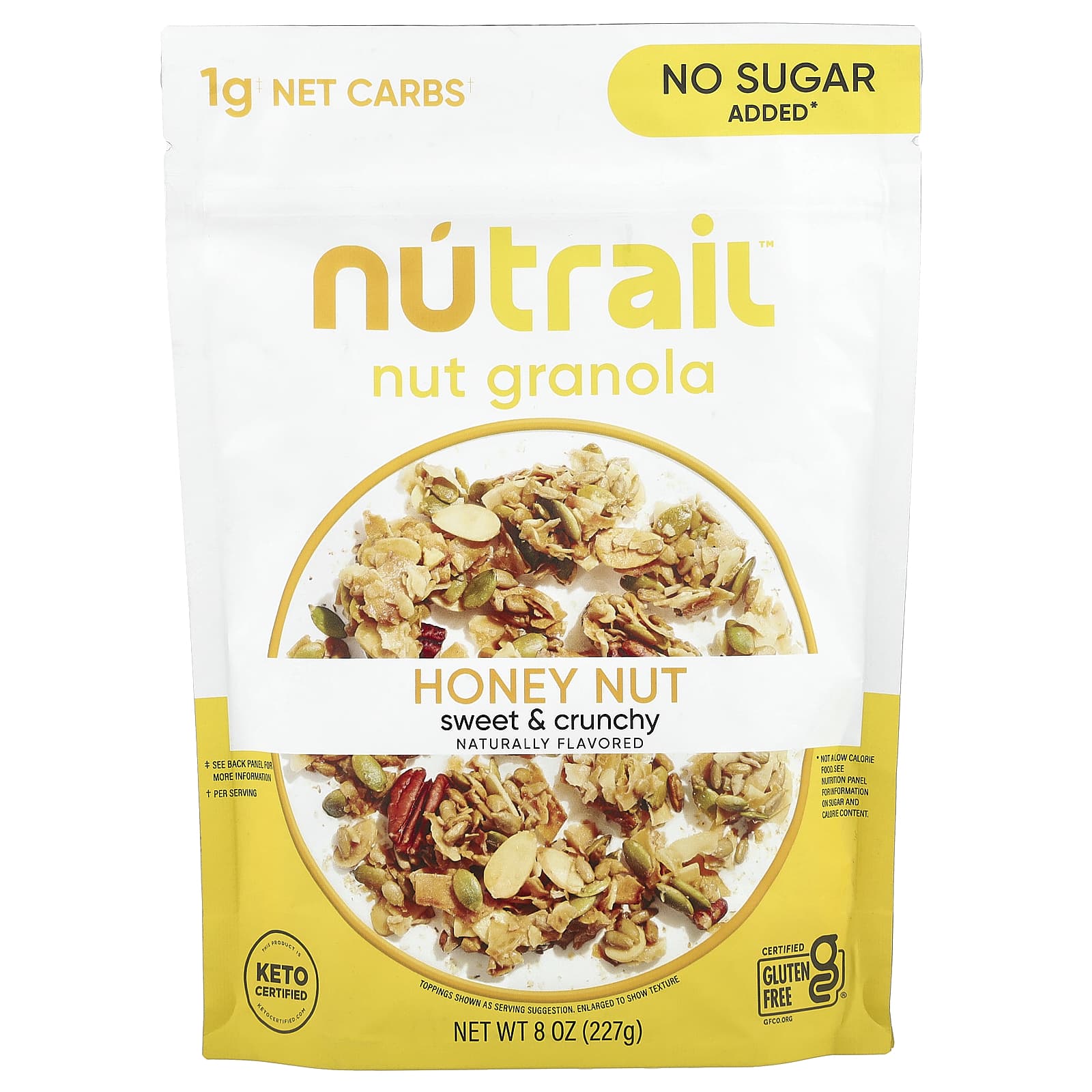 NuTrail, Nut Granola, Honey Nut, 8 oz (227 g) - Image 1