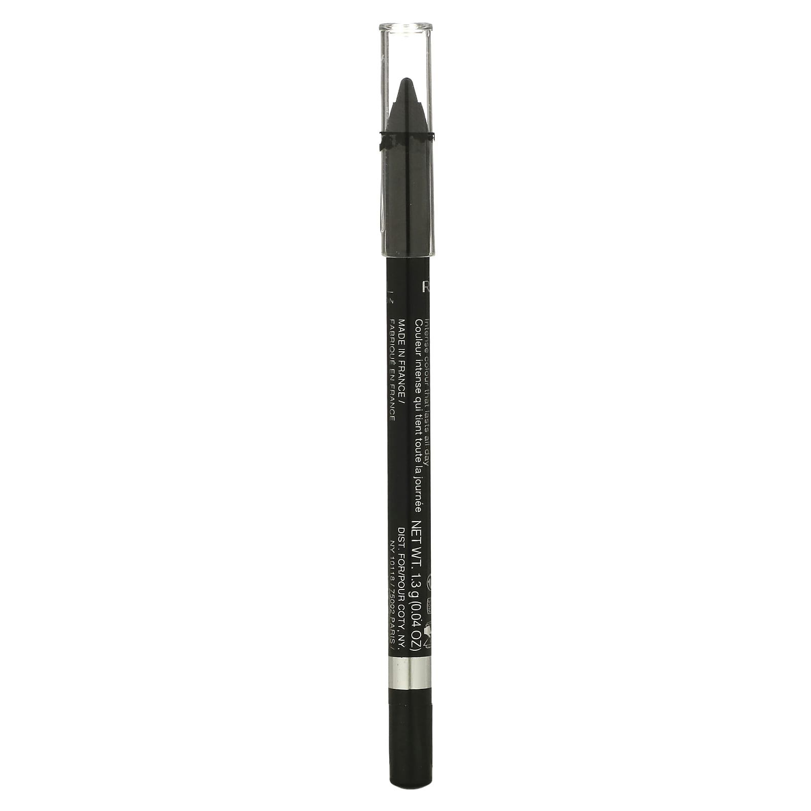 Rimmel London, Scandal'Eyes, Waterproof Gel Pencil, 001 Black, 0.04 oz (1.3 g) - Image 2