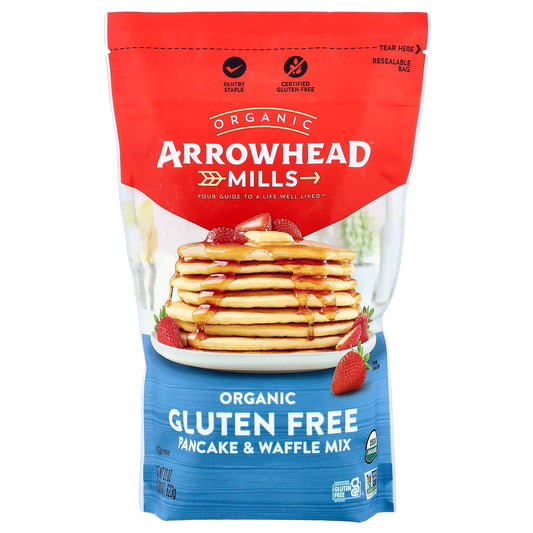 Gluten-Free Organic Pancake & Waffle Mix by Arrowhead Mills, 22oz - Image 1