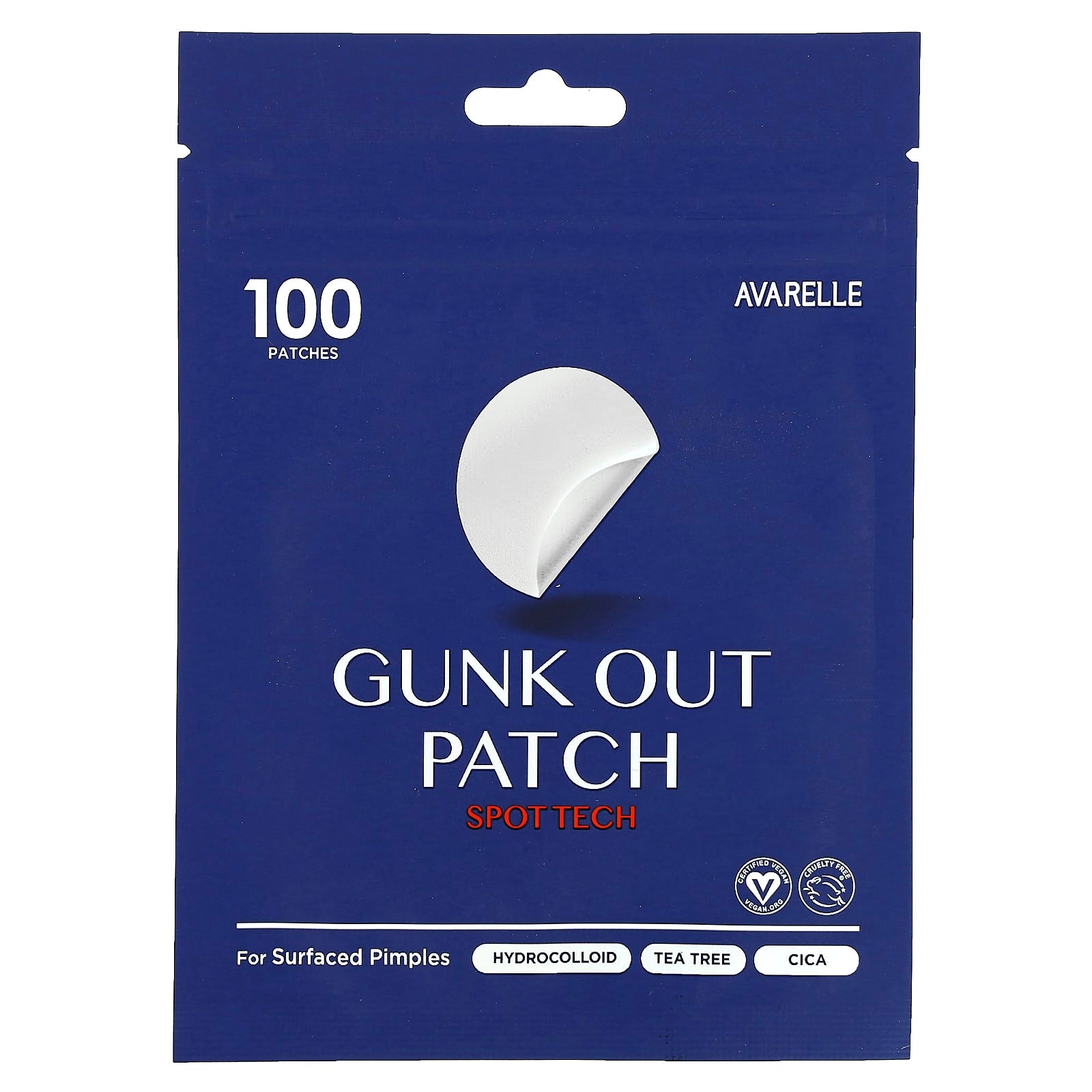 Avarelle Gunk Out Patches for Surfaced Pimples - 100 Patches - Image 1