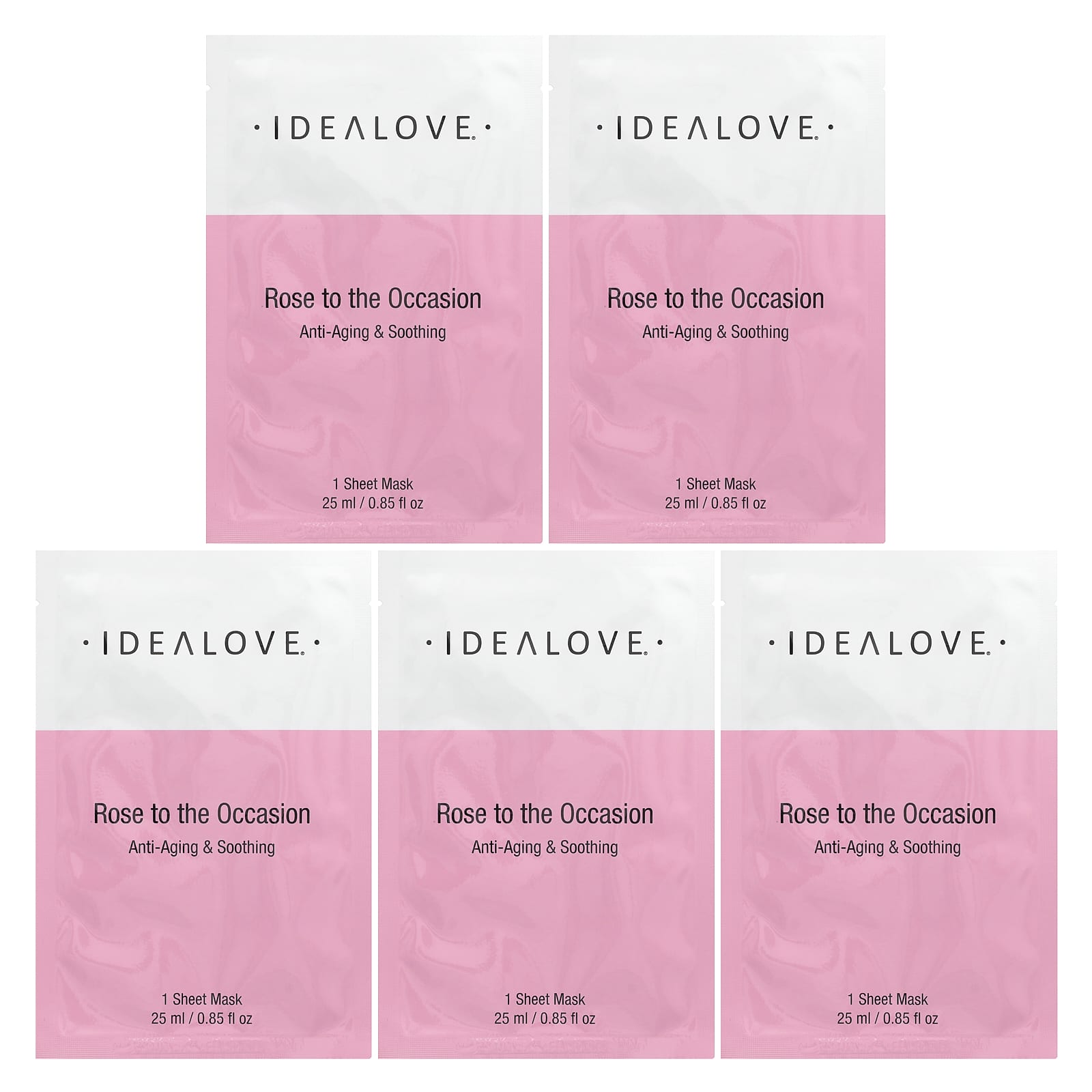 Rose to the Occasion Anti-Aging & Soothing Sheet Masks by Idealove - Image 1