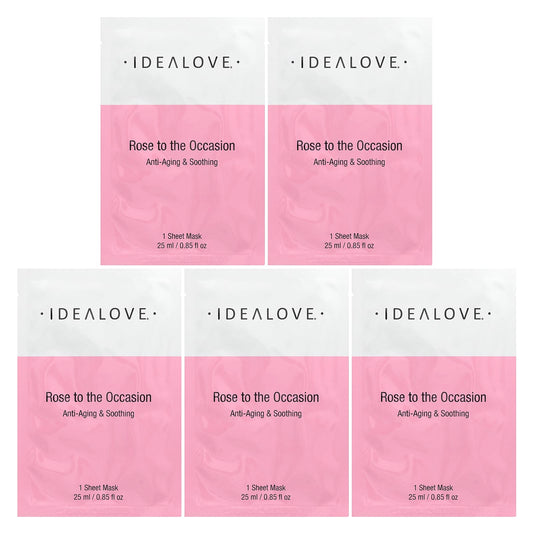 Rose to the Occasion Anti-Aging & Soothing Sheet Masks by Idealove - Image 1