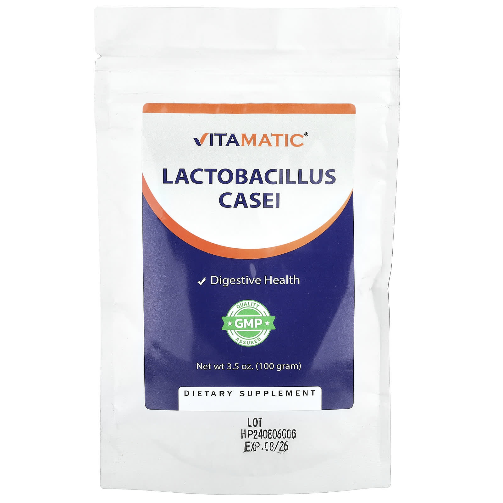 Vitamatic, Lactobacillus Casei, 3.5 oz (100 g) - Image 1