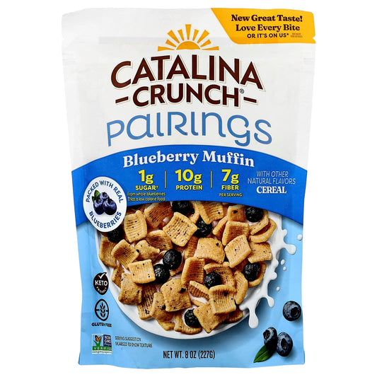Low-Carb Blueberry Muffin Cereal by Catalina Crunch, 8 oz - Image 1