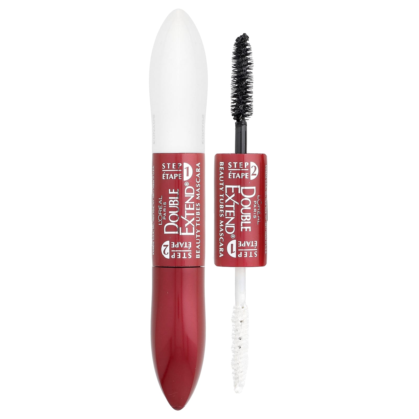 L'Oréal, Double Extend® Beauty Tubes® Mascara, 570 Black, 0.17 fl oz (5.2 ml) - Image 1