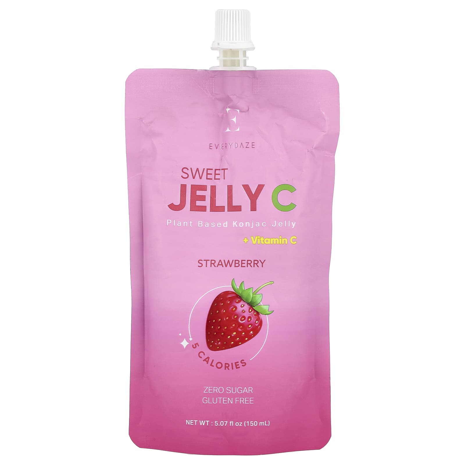 Everydaze Plant-Based Strawberry Jelly Drink, 150ml, 5 Calories, Vegan - Image 1