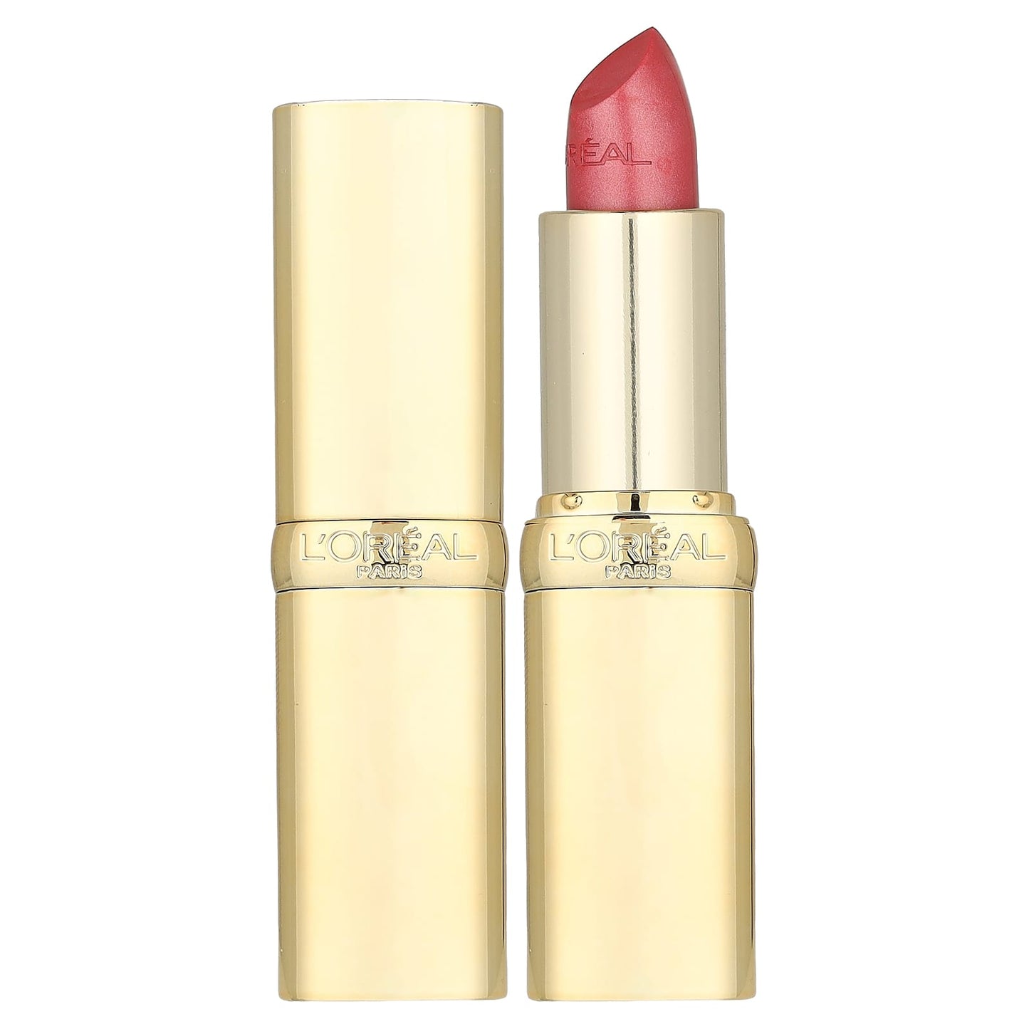 L'Oréal, Colour Riche, Lipstick, 580 Peony Pink, 0.13 fl oz (3.6 g) - Image 1