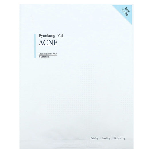 Pyunkang Yul, ACNE, Dressing Beauty Mask Pack, 1 Mask, 0.63 fl oz (18 g) - Image 1