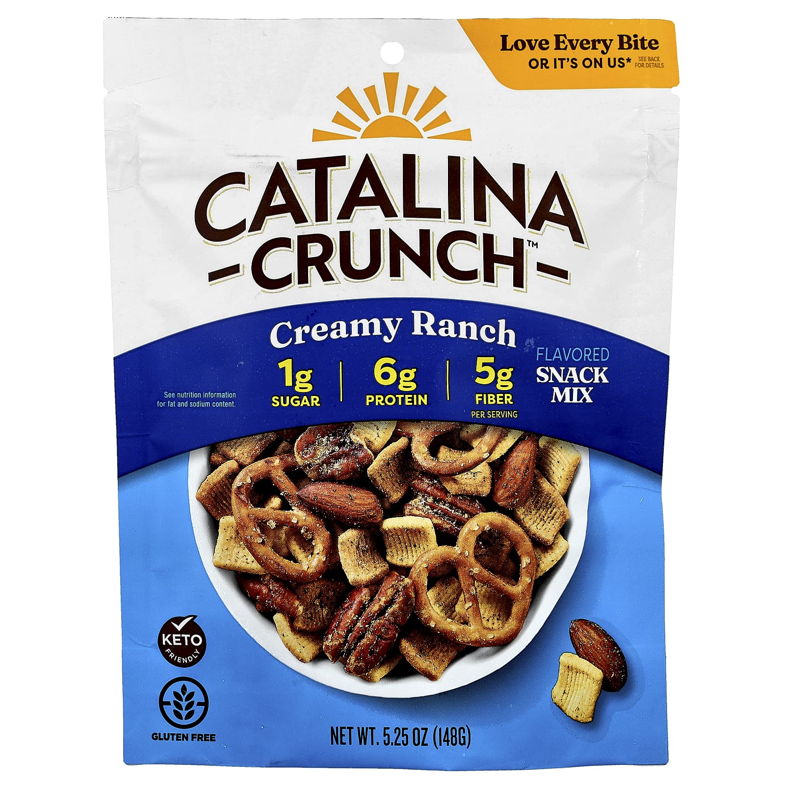 Creamy Ranch Catalina Crunch Snack Mix, Keto Friendly & Gluten Free - 5.25 oz - Image 1