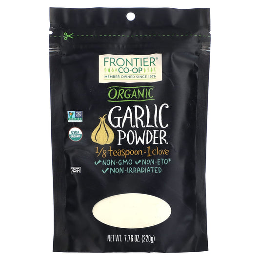 Organic Garlic Powder by Frontier Co-op - 7.76 oz (220 g) - Image 1