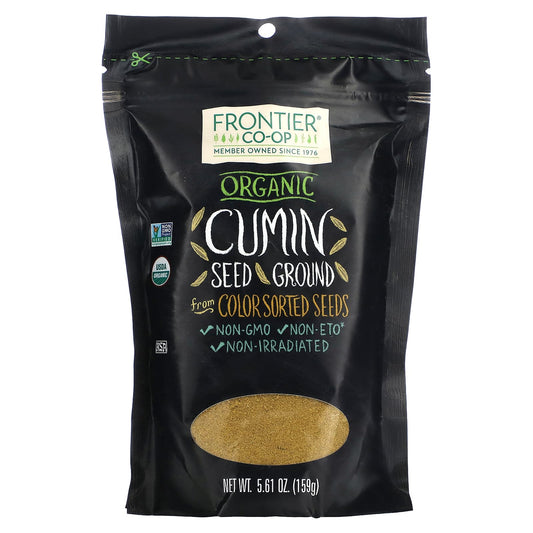 Organic Ground Cumin Seed - Non GMO, USDA, 5.61 oz - Image 1