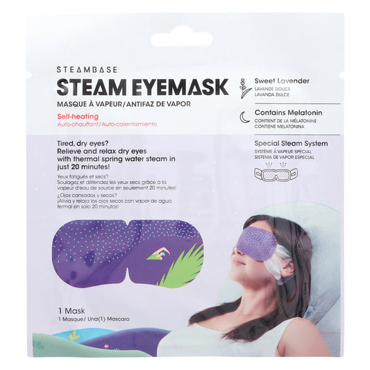 Steambase, Steam Eye Mask, Sweet Lavender, 1 Eye Mask - Image 1