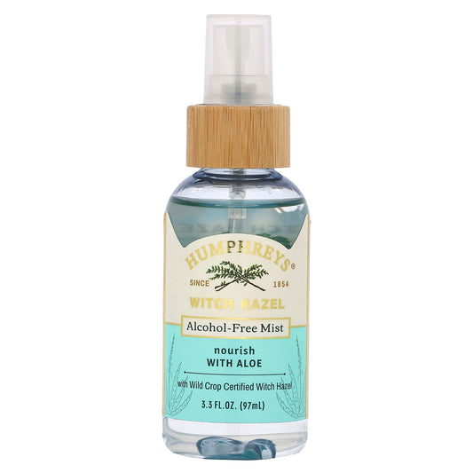 Humphreys Witch Hazel Aloe Mist, 97ml, Non-Alcoholic, Vegan - Image 1