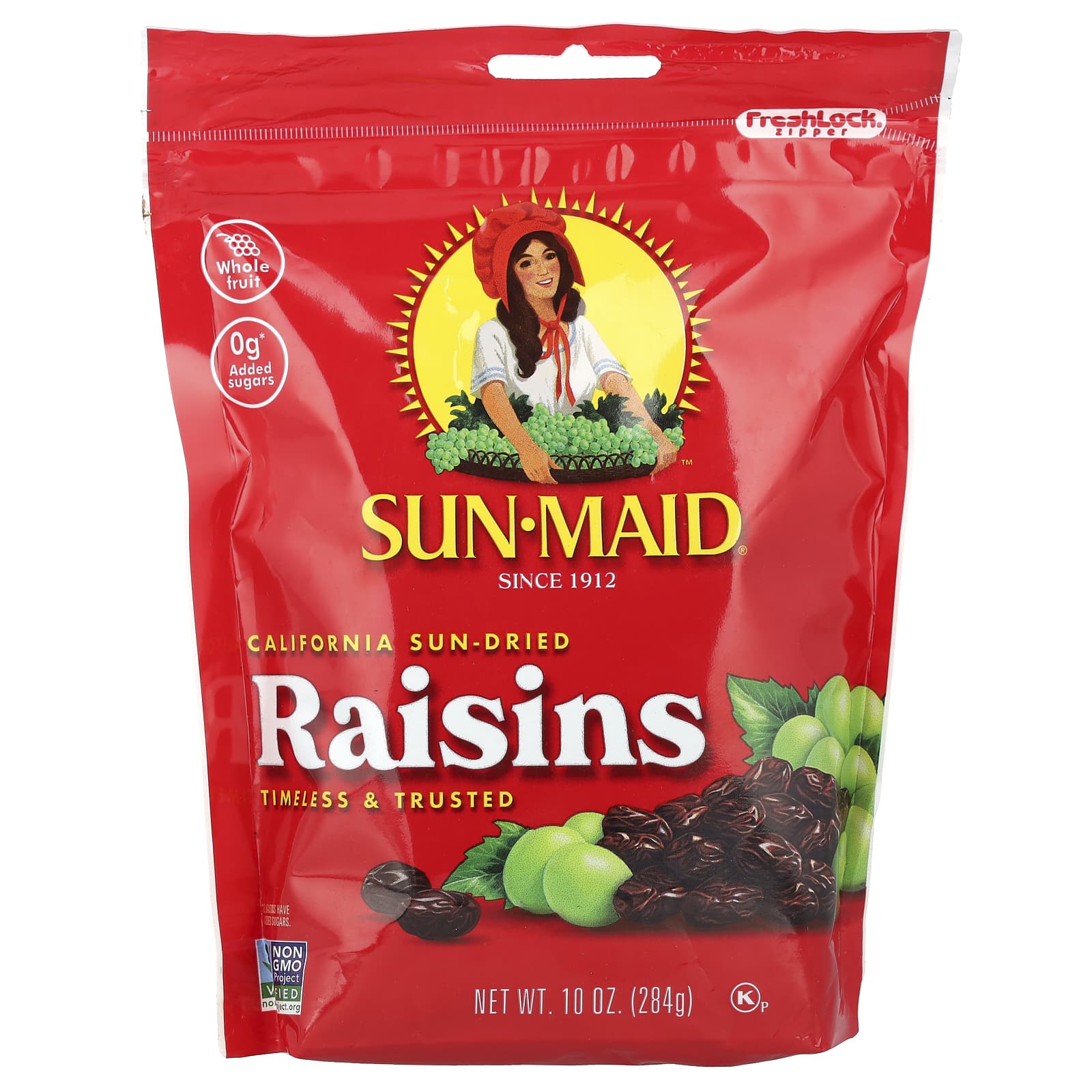 Sun-Maid, California Sun-Dried Raisins, 10 oz (284 g) - Image 1