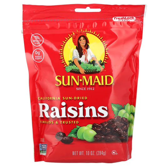 Sun-Maid, California Sun-Dried Raisins, 10 oz (284 g) - Image 1