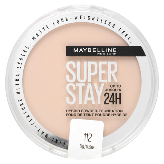 Maybelline, Super Stay, Hybrid Powder-Foundation, 112, 0.21 oz (6 g) - Image 1