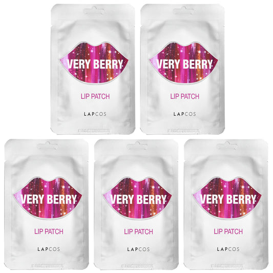 Lapcos, Lip Patch, Very Berry, 5 Patches, 0.1 oz Each - Image 1