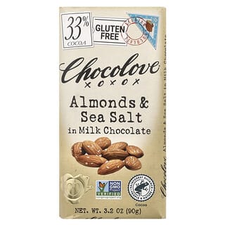 Indulge in Chocolove's Rich Milk Chocolate with Almonds & Sea Salt