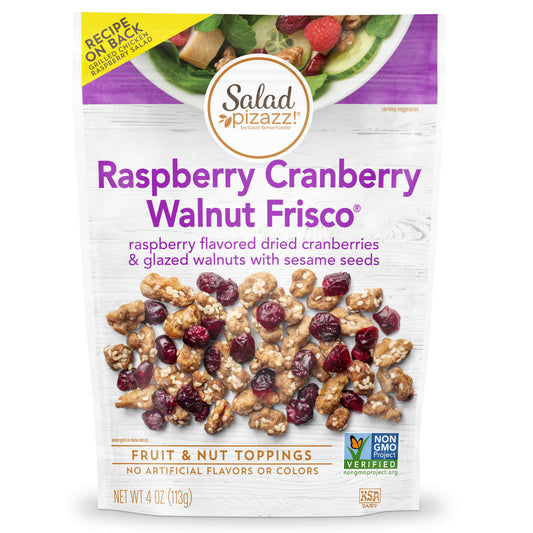 Salad Pizazz!, Fruit & Nut Toppers, Raspberry Cranberry Walnut Frisco, 4 oz (113 g) - Image 1