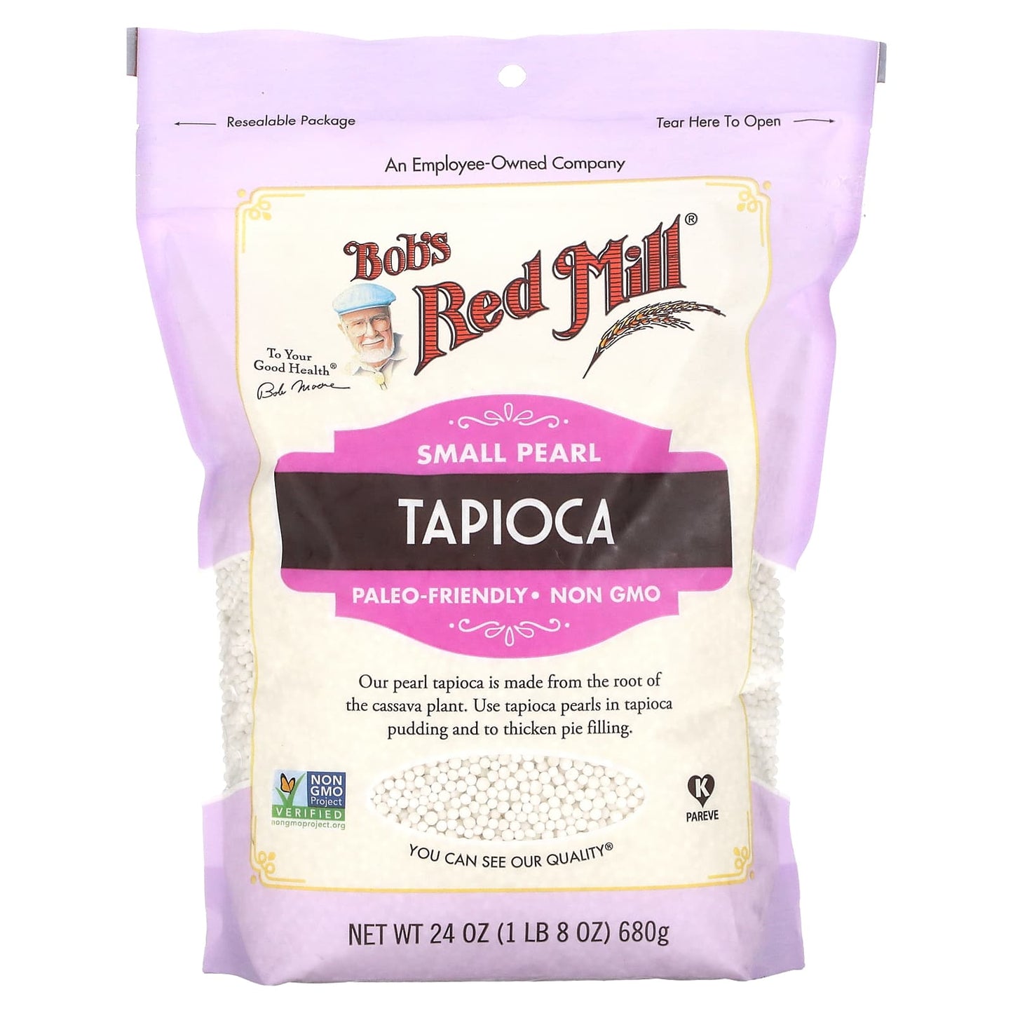 Bob's Red Mill Small Pearl Tapioca for Baking & Cooking, 24 oz - Image 1