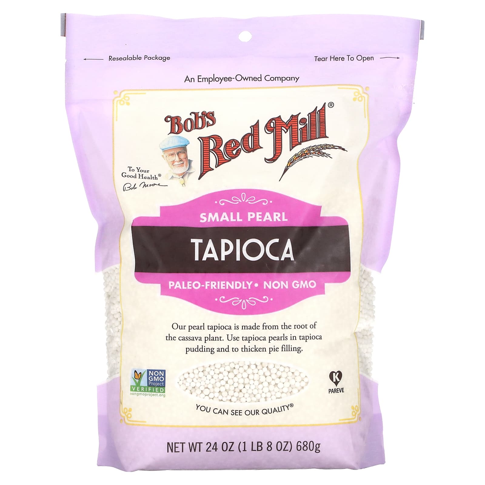 Bob's Red Mill Small Pearl Tapioca for Baking & Cooking, 24 oz - Image 1