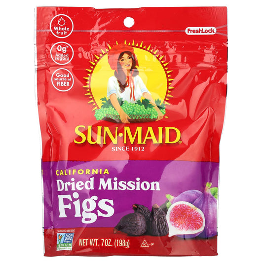 Sun-Maid, California Dried Mission Figs, 7 oz (198 g) - Image 1