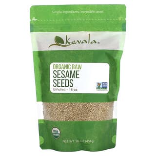 Raw Organic Sesame Seeds by Kevala - 16 oz (454g)